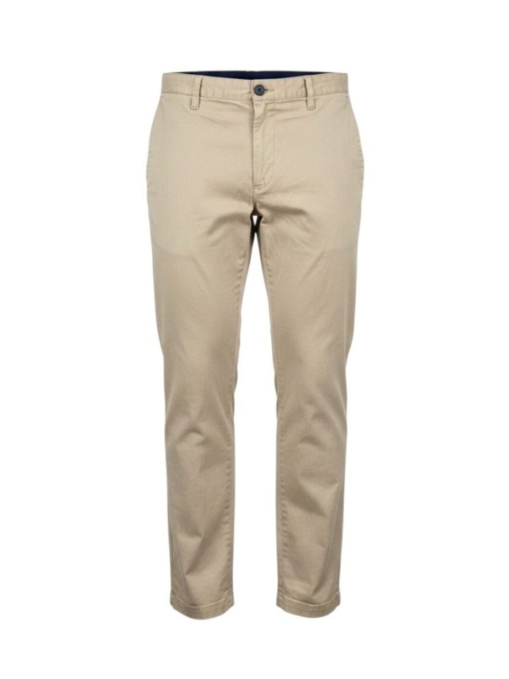 The Savile Row Company Mens Beige Chino Pants Slim Fit Size 36x30
